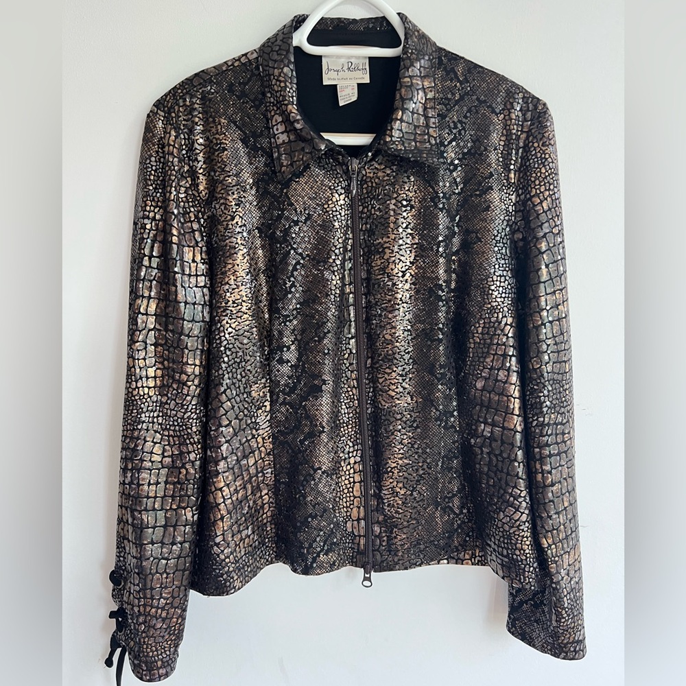 Vintage Joseph Ribkoff blouse top Y2K Whimsigoth Made in Canada